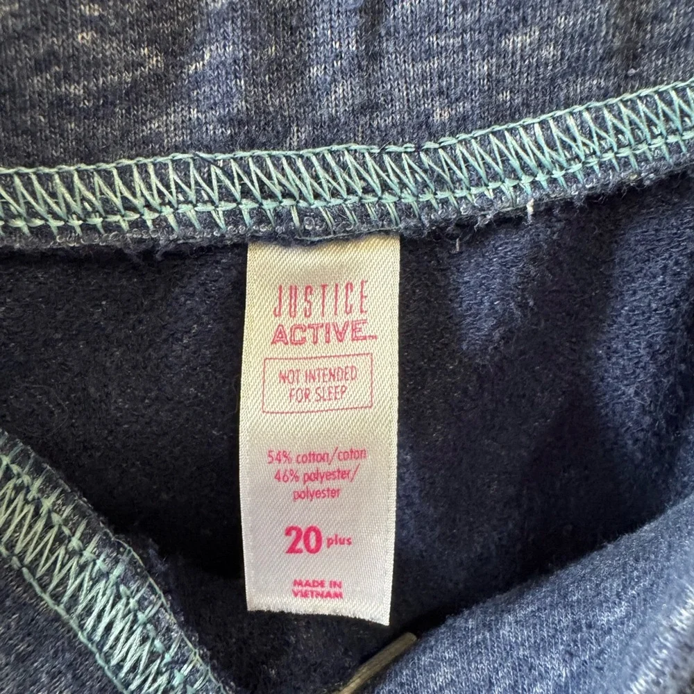 Justice Active Blue Sweatpants - Picture 2 of 3